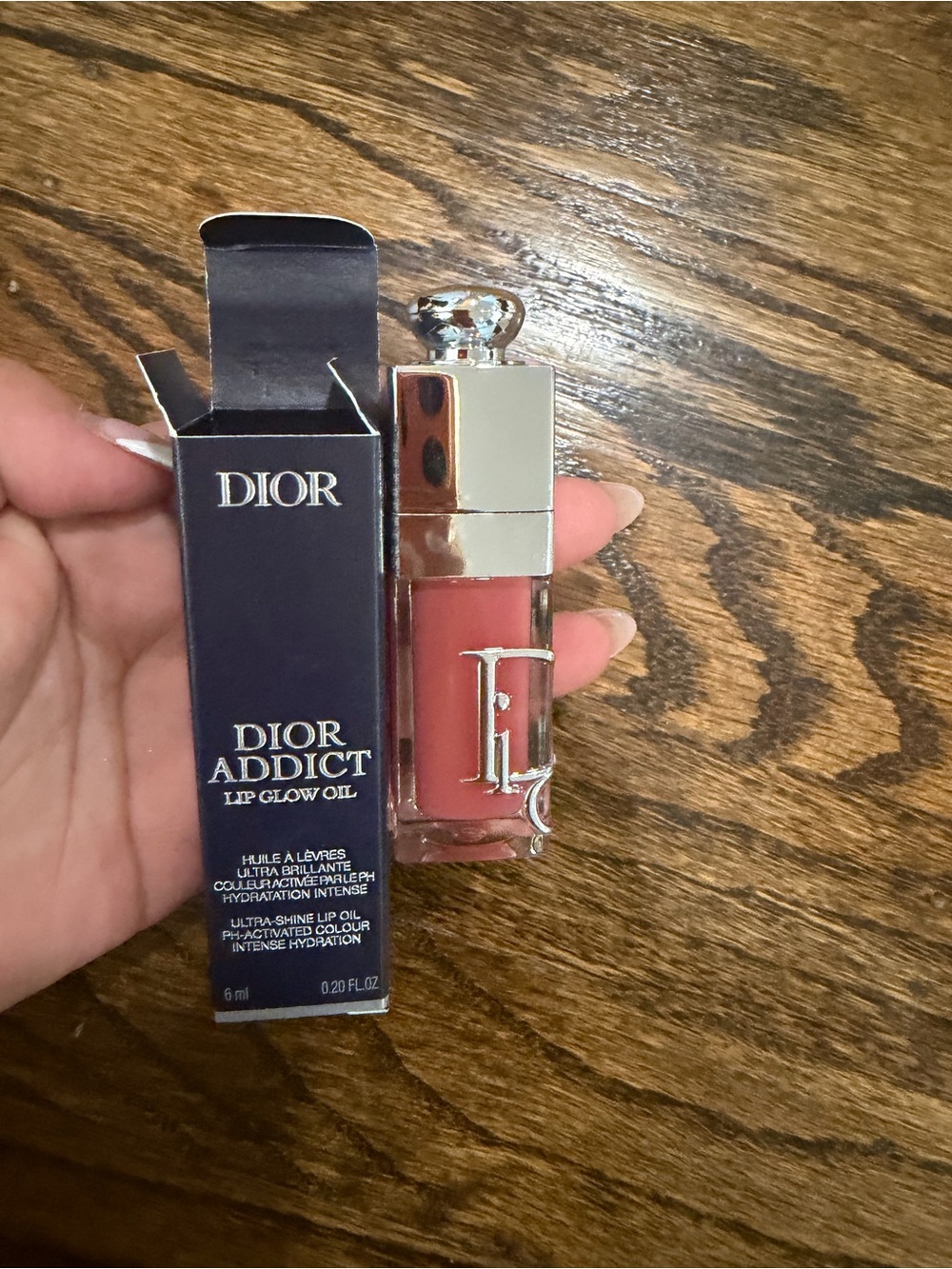 Dior Addict Lip Glow Oil - 012 Rosewood Juicy - Full size 6ml 0.2oz! !